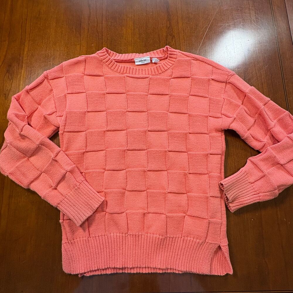 Willow & Root Youth Pink Sweater Size Large